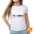 thumbnail image 3 of DelSol Girls Crew Tee - White T-Shirt - Wild Horse, 3 of 3