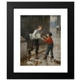 thumbnail image 2 of Augustus Edwin Mulready 20x24 Black Modern Framed Museum Art Print Titled - Luck in a Moment (1874), 2 of 5