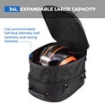 thumbnail image 3 of Bolsa trasera para moto KEMIMOTO impermeable 22L-34L con funda para lluvia, 3 of 7