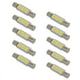thumbnail image 7 of 10pcs White LED 29mm 5050 3SMD Fuse Vanity Mirror Light Bulb for 6641 TS-14V1CP, 7 of 7