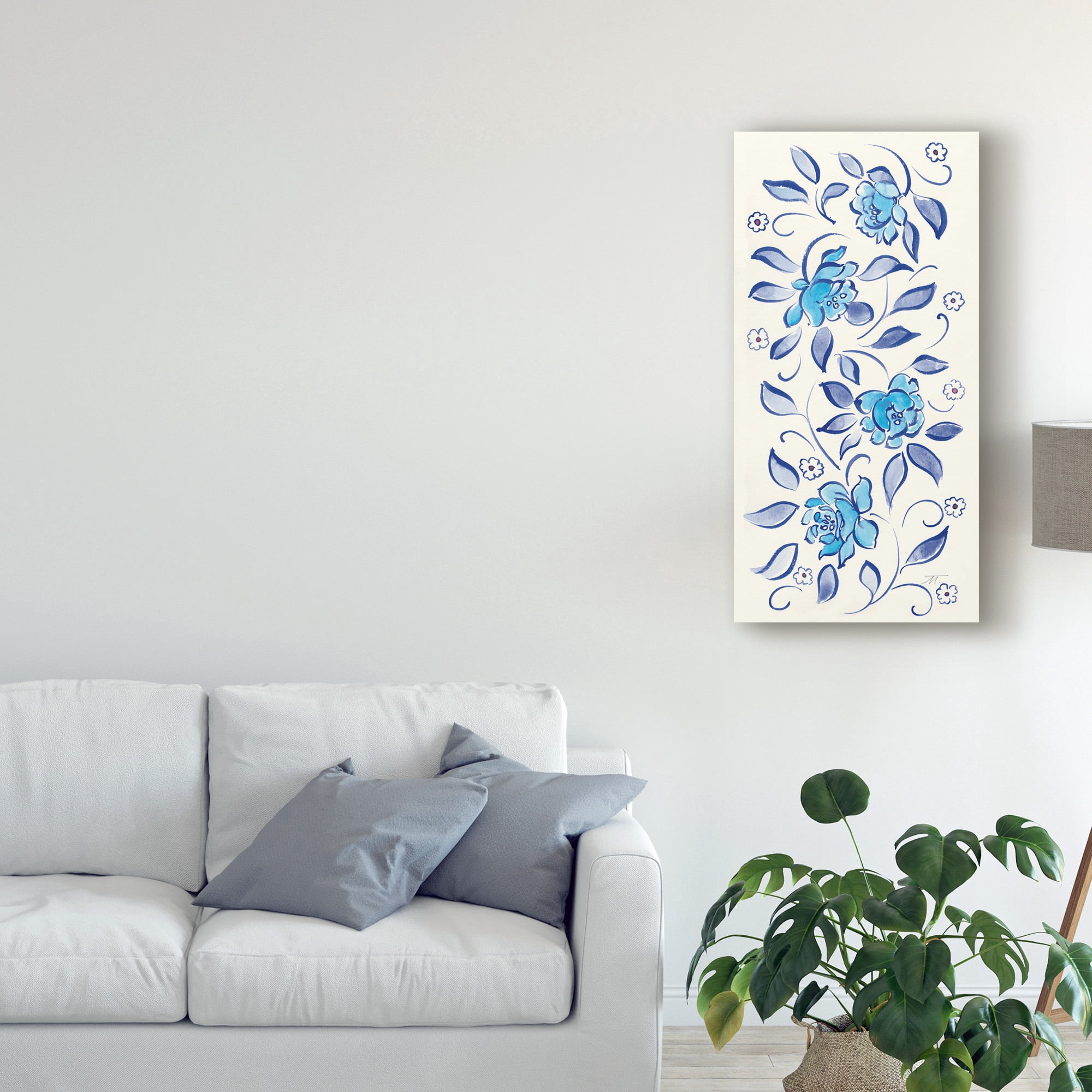 Trademark Fine Art 'Peacock Garden X' Canvas Art by Miranda Thomas