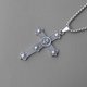 thumbnail image 3 of New Accessories Titanium Steel Cross-Shaped Pendant Personality Retro Necklace Trendy Men Stainless Steel Cross Shelf Necklace Pendant, 3 of 5