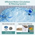 thumbnail image 3 of Costway 71" Inflatable Hot Tub with 130 Air Jets Electric Heater Pump Filter Cartridges, 3 of 9