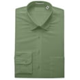 thumbnail image 5 of Men's Berlioni Solid Button Up Spread Collar Work Long Sleeve Dress Shirt, 5 of 5