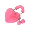 thumbnail image 1 of Bolso de Hombro con Corazón para Mujer, Bolso para Las Axilas Sintética de Felpa para Mujer, Bolso ano Suave Y Cálido, Bolso Sunnimix  Bolso de piel sintética, 1 of 5