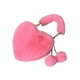 thumbnail image 1 of Bolso de Hombro con Corazón para Mujer, Bolso para Las Axilas Sintética de Felpa para Mujer, Bolso ano Suave Y Cálido, Bolso Sunnimix  Bolso de piel sintética, 1 of 5