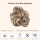 thumbnail image 5 of Vogacara Accesorio del pelo del moño del pelo sintético de la fibra para los accesorios del pelo del pelo rizado desordenado para las Cuidado del cabello AM41-18H613, 5 of 6
