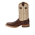 thumbnail image 3 of Justin Boots Mens Caddo Square Toe Cowboy  Mid Calf Boots, 3 of 5