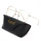 thumbnail image 1 of Cyxus Filtro de Luz Azul Gafas Lentes de Computadora para Hombres y Mujeres Anti Tensión de Ojos Bloquear Ultravioletas Lentes Claros 8080T66 Cyxus Style, 1 of 5