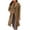 Khaki(Trending), variant on Mingw Winter Trench Coats for Women Double Breasted Long Wool Blend Coat Slim Fit Elegant Timeless Pea Coats,S,Black