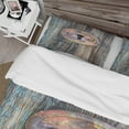 thumbnail image 4 of Designart 'Colorful Rusty Keyhole on Wooden Door' Vintage Duvet Cover Set, 4 of 4