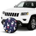 thumbnail image 2 of Kdxio Lama in Space for Tire Cover Wheel Protectors Tyre Covers Weatherproof Wheel Covers Universal Fit for Trailer Rv SUV Truck Camper Travel Trailers 17 inch, 2 of 8