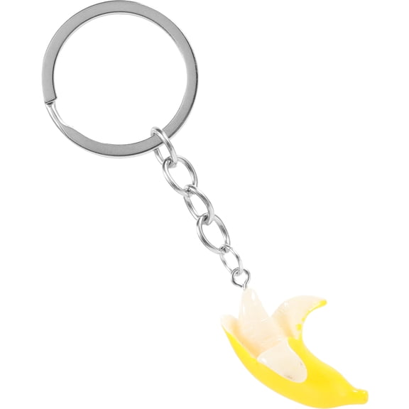 FONDOTIN Fruit Model Keychain Banana Accessory Multi 1Pcs