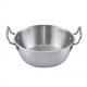 thumbnail image 1 of Pisexur Batería de cocina Tazón de acero inoxidable, tazón de doble oreja, tazón de verduras para refrigerio, olla caliente, tazón de verduras para olla para la cocina del hogar, 1 of 1