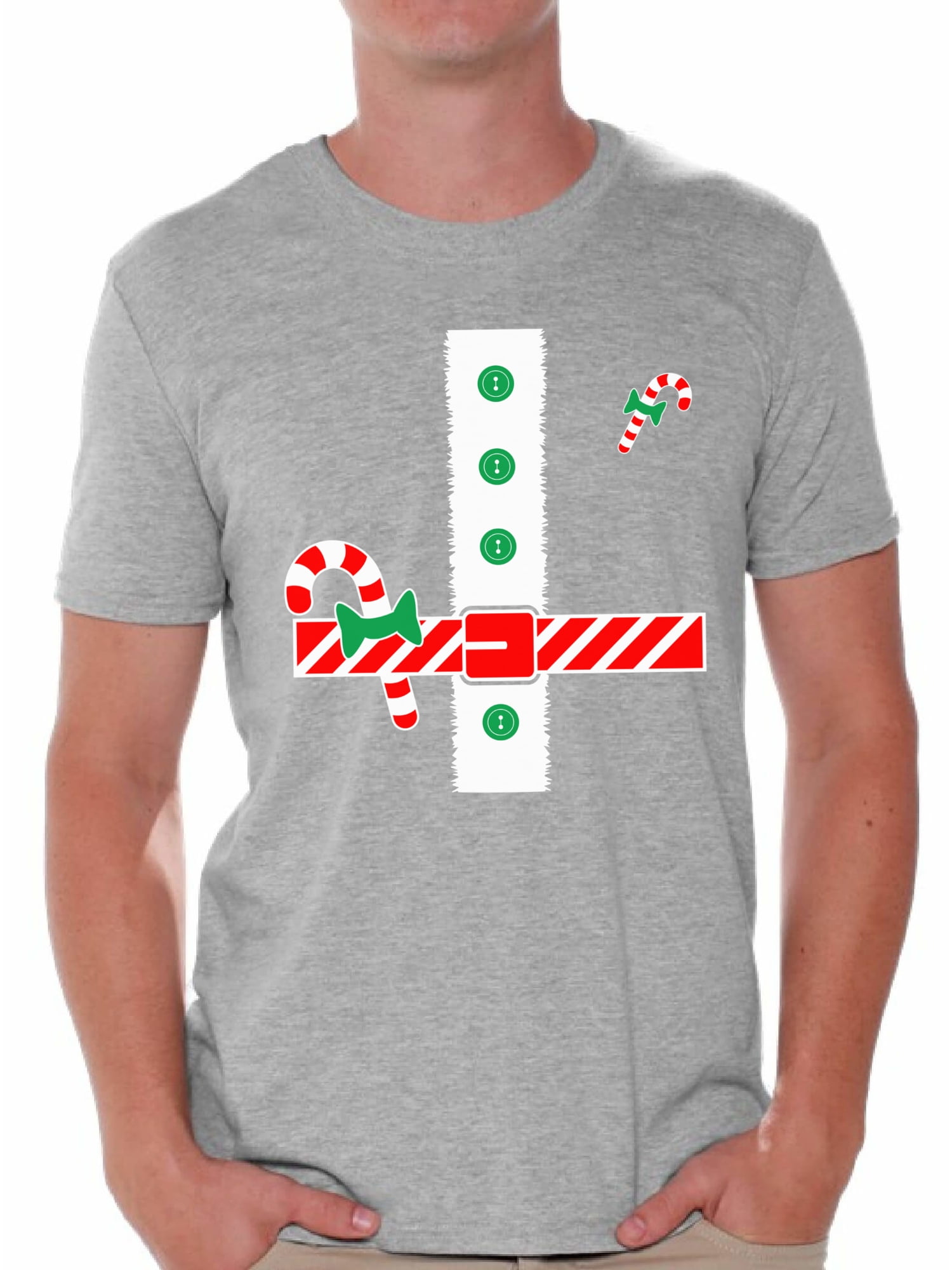 Awkward Styles - Awkward Styles Santa Christmas Shirt Santa Men's Holiday Tee for Christmas 