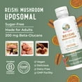 thumbnail image 3 of MaryRuth's Reishi Mushroom Liposomal Dietary Supplement for Immunity, Beta-Glucans, Vegan, Gluten-Free, Adults, Unisex, 7.6 fl oz, 1 Count, 3 of 10