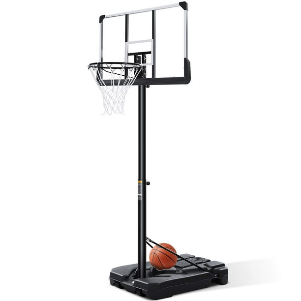Maxkare 44inch Portable Basketball Hoop & Goal 7ft 6in10ft Height
