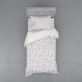 thumbnail image 2 of Ambesonne Vintage Bedding Set 4 Pcs, Spring Sprigs Berries, Queen, Pale Grey Mauve Grey, 2 of 3