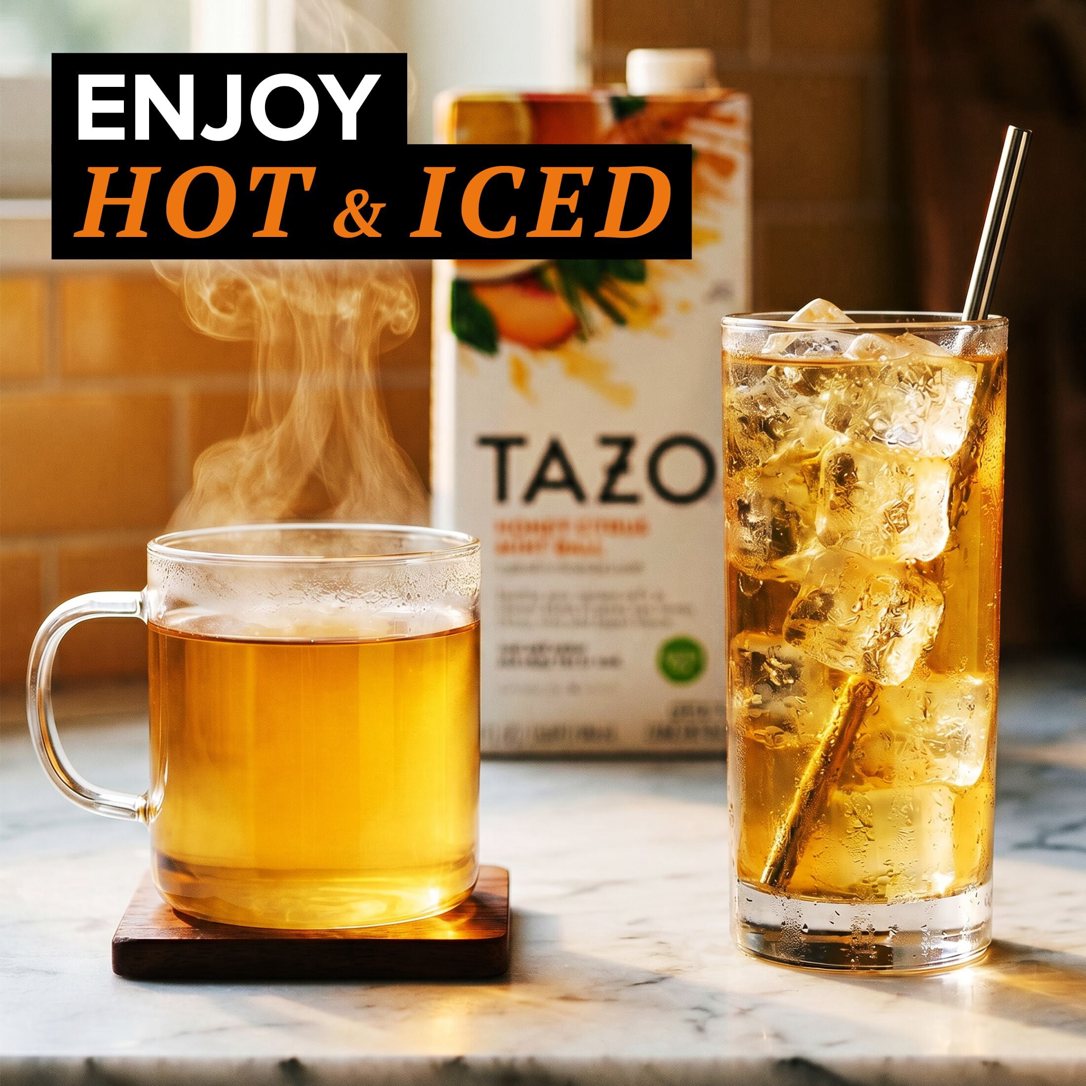 TAZO Honey Citrus Mint Ball Green Tea Liquid Concentrate 32 fl oz