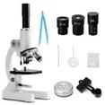 thumbnail image 1 of Microscopio Irfora Microscopio óptico monocular 64X-2400X, microscopio de enseñanza de biología experimental para niños de escuela primaria, regalos de cumpleaños para niños Irfora Microscopio, 1 of 7