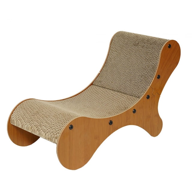 TISHITA Cat Scratching Post Lounge Cat Scratching Board Cat Scratcher Cardboard for Play