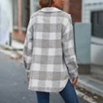 thumbnail image 5 of Vedolay Women Coats Solid Business Winter Coat Fall Coat Jacket Coat Grey,M, 5 of 5
