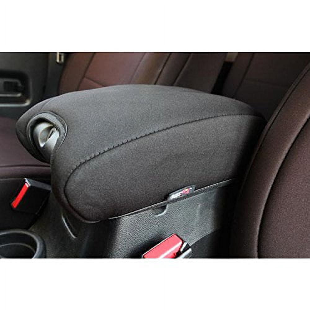 Rugged Ridge by RealTruck Console Cover for Wrangler JK | Neoprene, Black | 13108.01 | Compatible with 2011-2018 Jeep Wrangler JK