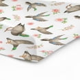 thumbnail image 2 of Mallard Duck Changing Pad Covers for Baby Boy Girl 32''x16'' Wild Ducks Hunting Fitted Changing Pad Sheets Boho Floral Leaves Soft Nursery Baby Diaper Changing Table Mats, 2 of 6