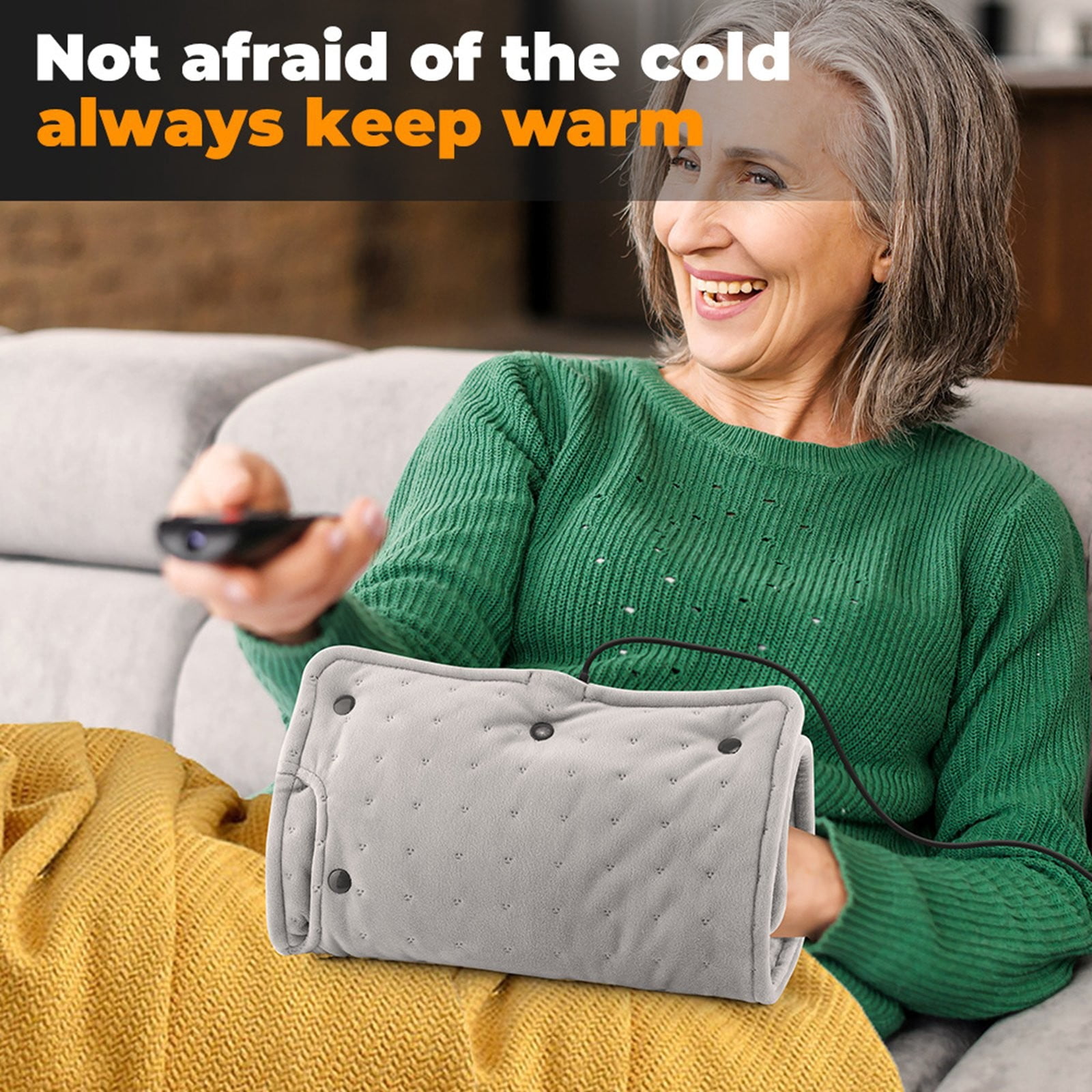 USB Powered Direct Plug Hand and Leg Warmer Constant Temperature Heating for Cozy Home Use