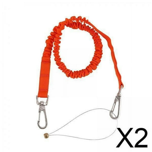 2xClimbing Restraint Lanyard Equipo De Protección Contra Caídas Para Escalada