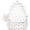 White, variant on Kawaii Backpack Mori Art Floral Backpack With Pendant 16.1 Inch Aesthetic Backpack Cute Backpack Classic Casual Computer Backpack,White
