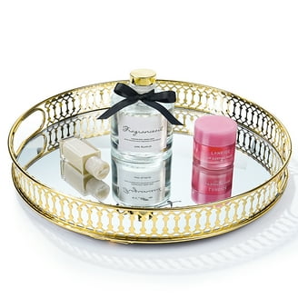 slim fit dress slacks Gold Glass Rotation Makeup Perfume Tray Organizer – Ausique Decor