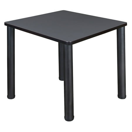 UPC: 0843532020944 | Kee 48  Square Breakroom Table- Grey/ Black