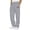 Gray, variant on Npasoilc Straight Sweatpants for Men Solid Color Leather Label Casual Sport Trousers,Khaki