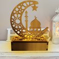 thumbnail image 4 of Adorno De Luz Nocturna Ramadan LED Lámpara de dormitorio Creative Chic Moon Star Decor Lightings para Eid Al Fitr, 4 of 5