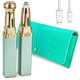 thumbnail image 1 of Recortador de cejas y vello facial 2 en 1 Depiladora indolora recargable Fácil de usar Maquinilla de afeitar para cejas Cara perfecta para cejas Labios superiores Axilas Pierna Bikini Removedor de vel, 1 of 5