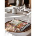 thumbnail image 6 of Fall Pumpkins Cloth Napkins Set of 4 Reusable Dinner Napkins, Thanksgiving Flowers Grape Autumn Deciduous Cocktail Napkin Washable Table Napkins for Wedding/Holiday Party/Baby Shower 20"x20", 6 of 7