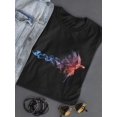 thumbnail image 3 of Flying Macaw & Smoke Art T-Shirt Women -Image by Shutterstock, Female Large, 3 of 4
