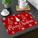 thumbnail image 5 of Hogar y cocina, Decoración del hogar, Decoración navideña, Manteles individuales de algodón y lino, Decoraciones navideñas para la mesa, Tapetes aislantes, Tapetes impermeables para cocina y comedor,, 5 of 6