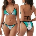 thumbnail image 3 of Lsque Happy easter Pattern Women Two Piece Swimsuit Sexy Swimwear Halter String Triangle Bikini Sets, 3 of 6