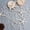 White, variant on Sinkoo Starfish Christmas Garland, 80in Beaded Starfish Garland with 6pcs Natural Star Fish for Tree Mantel Fireplace Decor, Coastal Mermaid Beach Wedding Party Decor