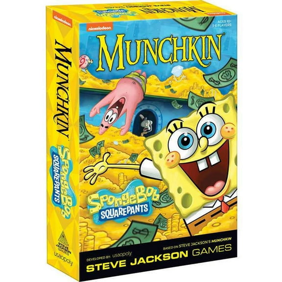 USAopoly Munchkin SpongeBob SquarePants Card Game, Card Games