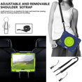 thumbnail image 3 of Dteck Kids Case for iPad Air 11 inch 2025/2024,Heavy Duty Silicone Cover with Stable Kickstand, Multi-Functional Grip, Carrying Strap, Pencil Holder for iPad Air 11-in. M3/M4,Navy+Green, 3 of 11