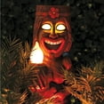 thumbnail image 3 of Solar-Powered LED Tiki Light Totem Figurine - Outdoor Garden Decor, Perfect for Porch, Lawn, or Trail Illumination, 3 of 7