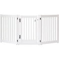 thumbnail image 1 of 32 in. Highlander Series Solid Wood Pet Gate, White - 3 Panel Walk Through, 1 of 1