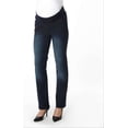 thumbnail image 4 of Times Two Super Soft Underbelly Five Pocket Straight Leg Maternity Jean | Plus-size 2-pack, 4 of 5