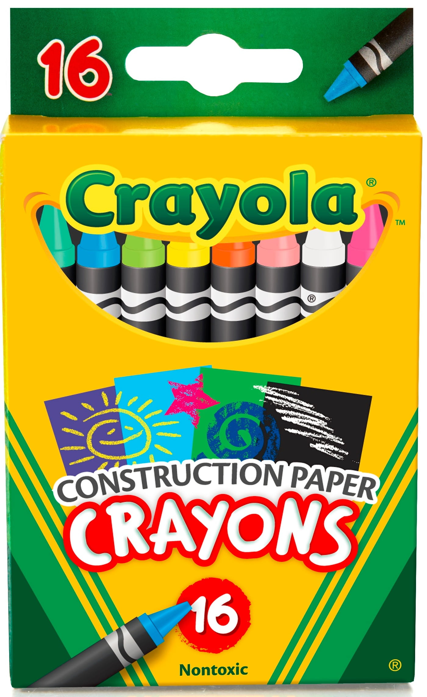 Crayola Crayons Window Cling Kit 2 Sheets 1 Pattern C273 8 Paint Tubes 