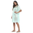 thumbnail image 2 of Casual Nights Women's Fancy Lace Neckline Silky Tricot Nightgown, 2 of 5
