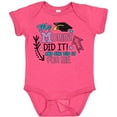 thumbnail image 3 of Inktastic My Mommy Did It and She Did It for Me with Graduation Cap Girls Baby Bodysuit, 3 of 5