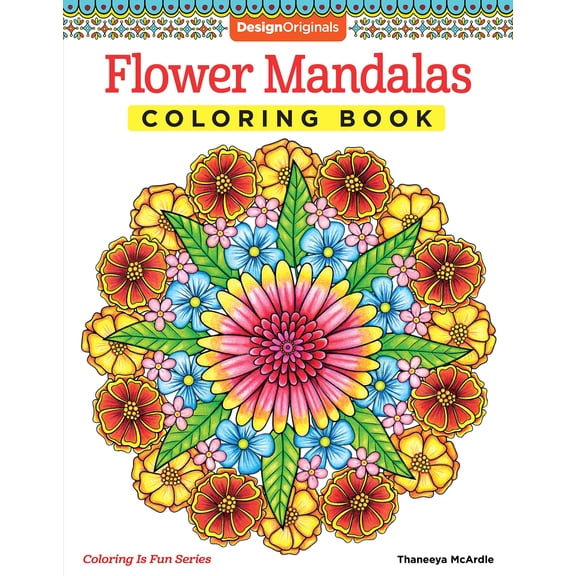 Pre-Owned Flower Mandalas Coloring Book (Paperback) 1574219944 9781574219944